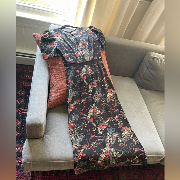 UO Emma Marie Floral lace trim midi dress size small - Picture 9 of 14